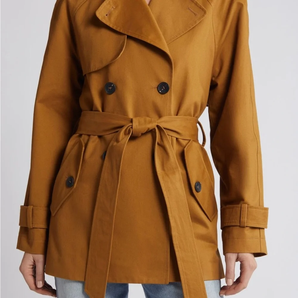 Avec Les Filles Trench Coat NWT Size Medium - Picture 3 of 9
